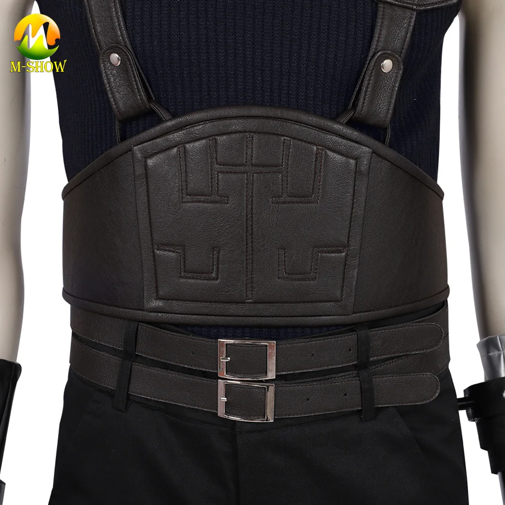 Game Final Fantasy VII Remake Cloud Strife Cosplay Costume Cloud Strife Outfit Halloween Costumes For Adult Men Custom Made