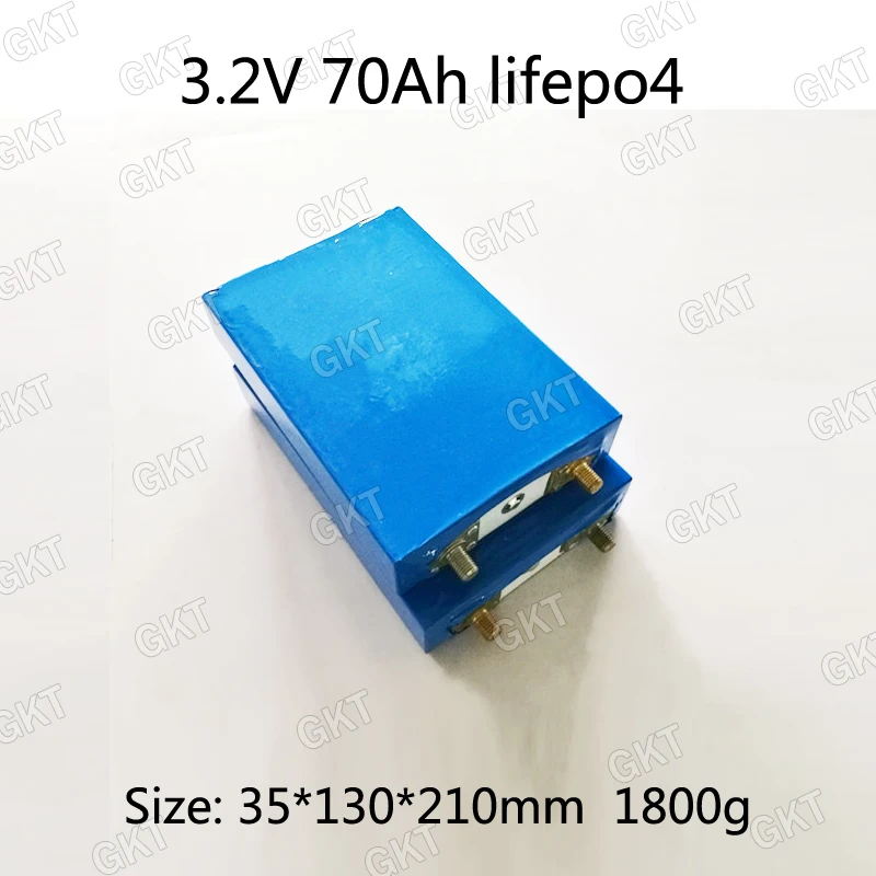 Аккумулятор lifepo4 3 2 В 70 Ач 80 lipo DIY bms 8s 24 36 48 Солнечная уличная батарея 2000 Вт 60 в для