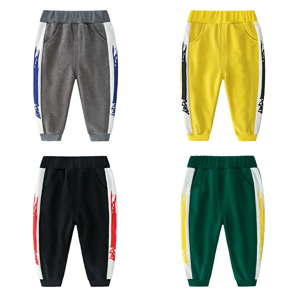 Высококачественные шаровары для отдыха мальчиков и девочек модные спортивные