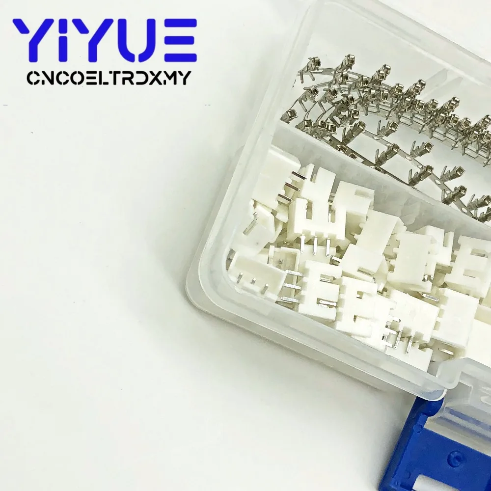 250 шт./50 комплектов XH2.54 3pin 2,54 мм Шаг клеммный комплект/корпус/контактный разъем JST разъем провода соединители адаптер комплекты формата XH TJC3