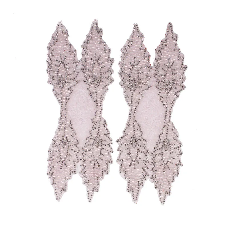 5 пар розовых бусин аппликация стразы горячей фиксации термоклейкие нашивки