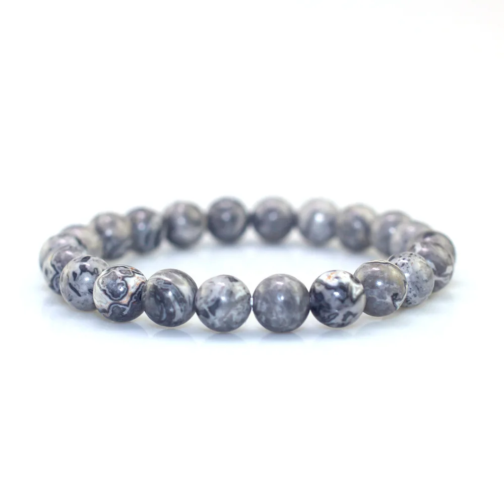 8 мм Натуральный Полудрагоценный камень красный оникс синий горошек Камень