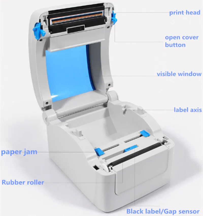 

High Speed Receipt Thermal Printer Portable Mini Printer for Laptop
