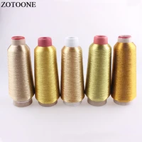 zotoone 3500mroll dmc floss metallic diy sewing fabric accessories for clothes embroidery gold threads for sewing craft machine