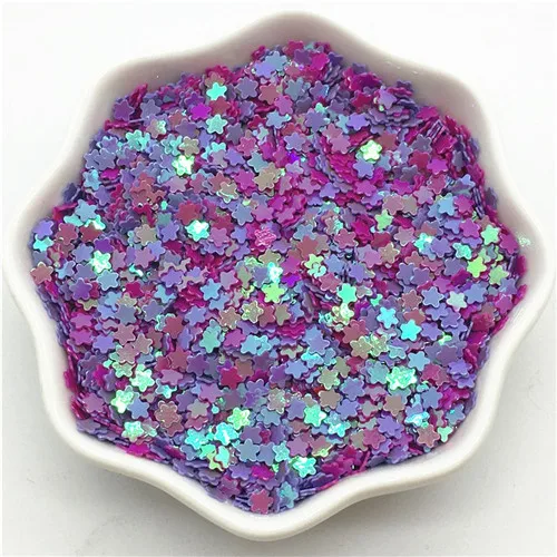 Rose red purple Сливового цвета с блестками 3 мм ПВХ свободного кроя с блестками и пайетками для искусства ногтей маникюр Для женщин Diy Швейные Свадебные Конфетти украшения 10 г, 20 г - Цвет: Rose red purple
