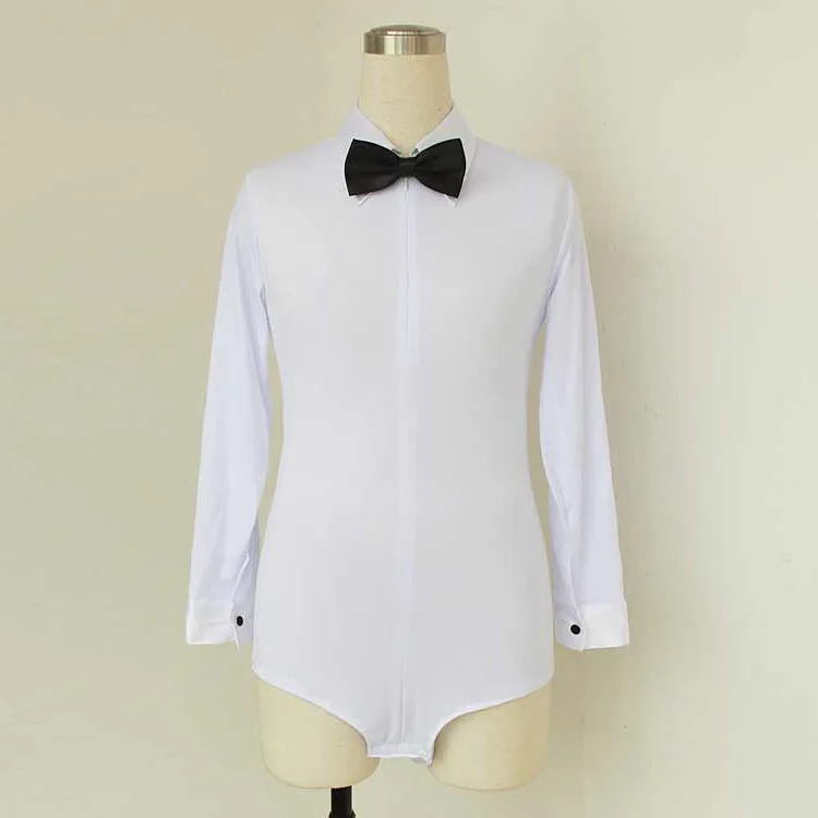 Хит танцевальный Мужской Топ для латинских танцев трико мальчиков костюмы