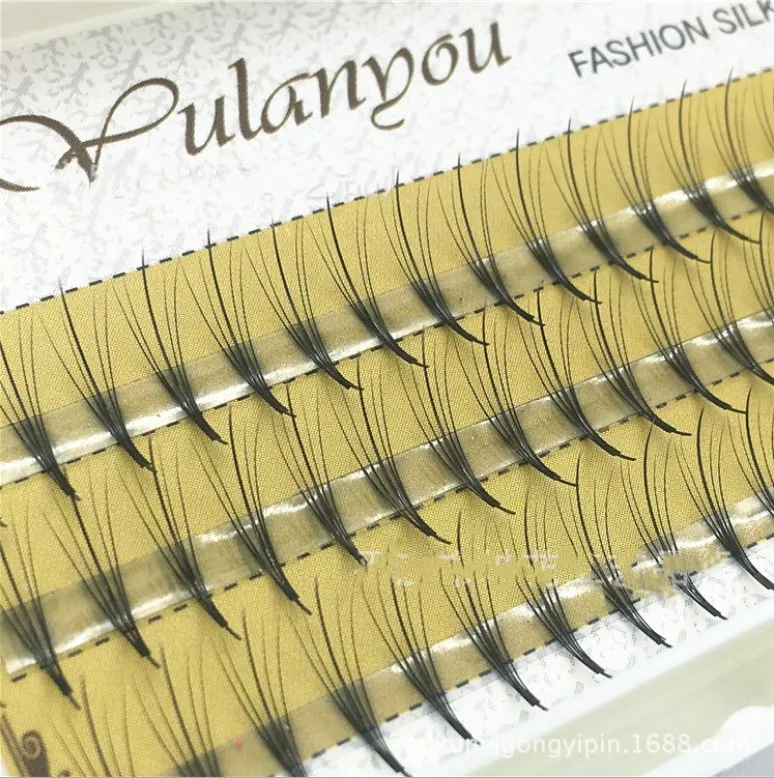QUXINHAO Falsche Nerz Wimpern Natürliche C Curl 5D Schwarz 0 07 мм Lash удлинители красота советы большие