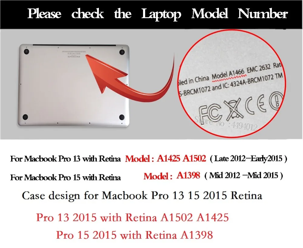 Новый чехол для Macbook Pro 13 15 Retina матовый ноутбука жесткий ПВХ A1502 A1398 противоударный