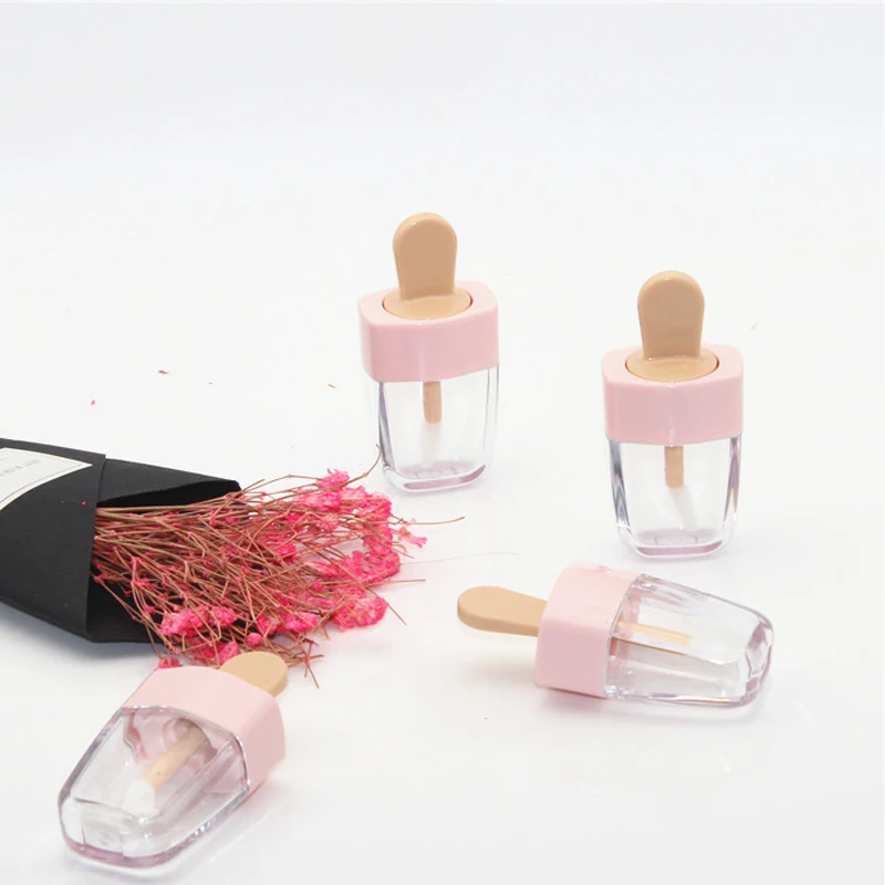 Пустая жидкая помада тюбик для бальзама губ Розовый Прозрачный Крем сделай сам