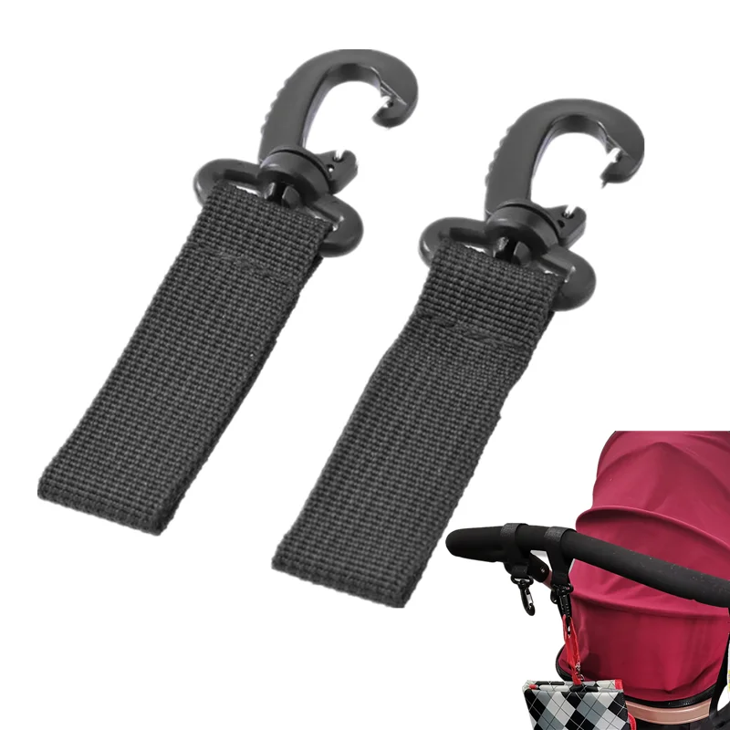 

2pcs/Set Stroller Hooks Wheelchair Stroller Pram Carriage Bag Hanger Hook Baby Strollers Shopping Bag Clip Stroller Accessories