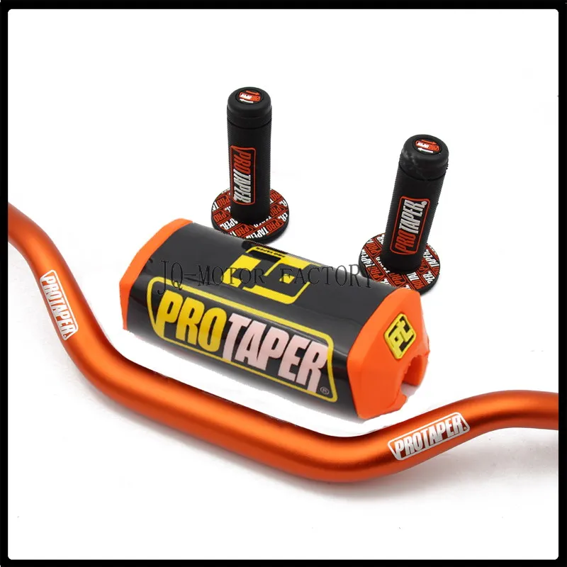 Для мотоцикла мотокросса Dirt Pit Bike Pitbike Taper Metal fat руль 1 1/8 &quot28 мм с захватами и