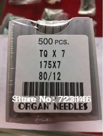 

Sewing Machine Stainless Circular One Set Organ Sewing Needle Tqx7 Tq*7 Tq7 80/12 175x7 for juki singer pfaff siruba jack