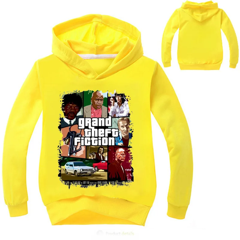 Детская толстовка Game GTA 5 с длинным рукавом повседневная спортивная для мальчиков