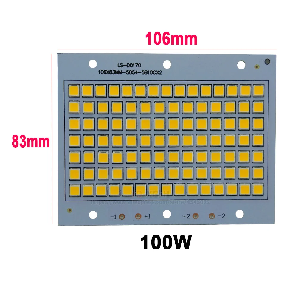 10 Вт 20 Вт 30 Вт 50 Вт 100 Вт 150 Вт 200 Вт SMD 5054 светодиодный щит полная мощность светодиодный прожектор PCB алюминиевая пластина для Светодиодный прожектор