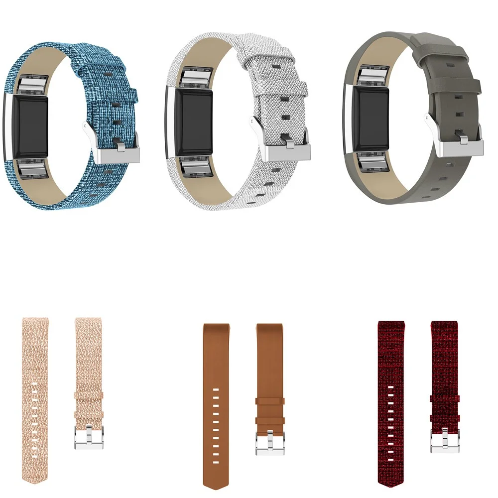 Ремешок из натуральной кожи для часов Fitbit Charge 2 2018|bracelet smart band|watch bandreplacement band |