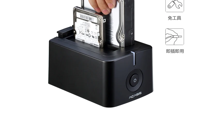 ACASIS SATA3 USB 3,0 док-станция для жесткого диска 3,5 дюймов или 2,5 дюймов корпус для жесткого диска клонирование Дубликатор коробка жесткий диск корпус