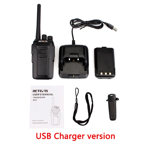 1 шт. Retevis RT27 рация без лицензии радио PMR/FRS PMR446 UHF 16/22CH VOX скремблер портативный радиоприемопередатчик Hf