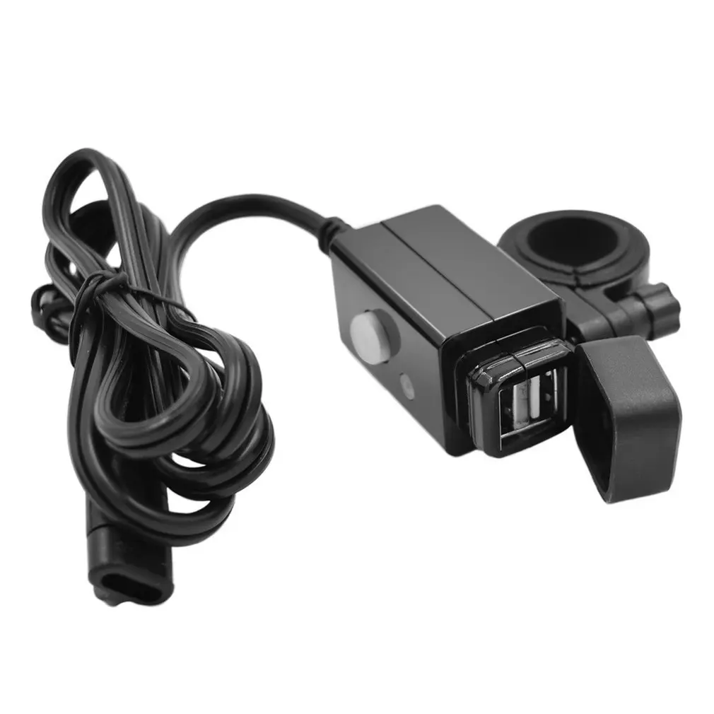 Motorcycle Dual USB Port Car Charger With Power Switch Waterproof Adapter | Автомобили и мотоциклы