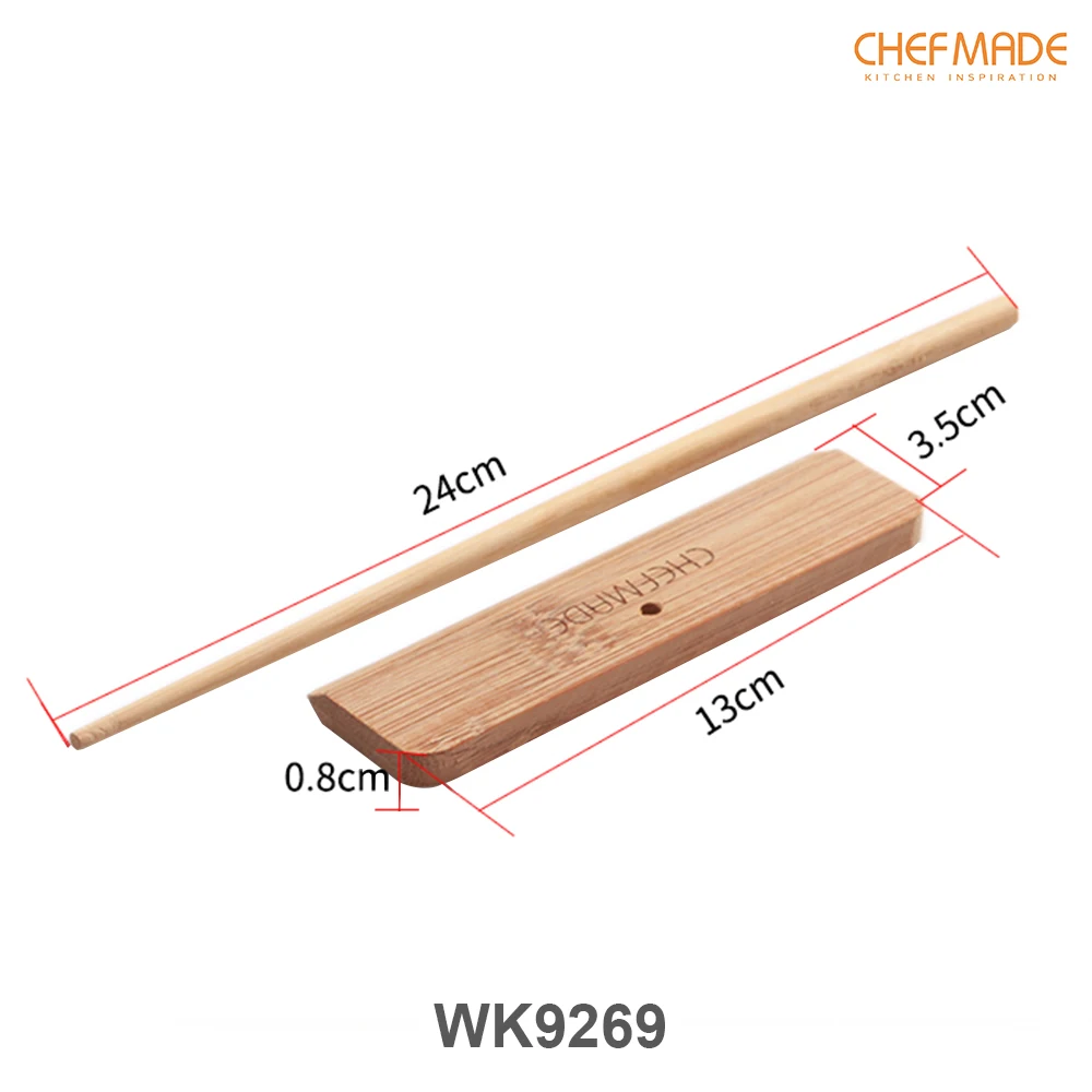 Грабли CHEFMADE для блинов распределитель теста бамбуковые грабли Т-образный