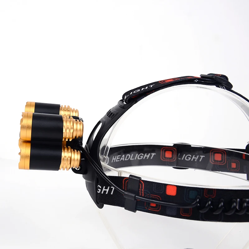 8000 Люмен высокомощный светильник 5 светодиодный налобный фонарь cree xml t6 светодиодный налобный фонарь 18650 перезаряжаемый вспышка светильник фонарь
