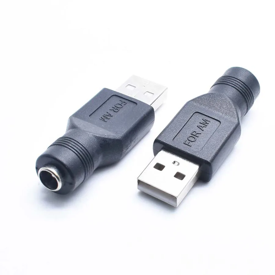 EClyxun 2 шт. DC 5 5*2 1 мм гнездо USB 0 штекер В разъем питания адаптер для ноутбука ПК|male power