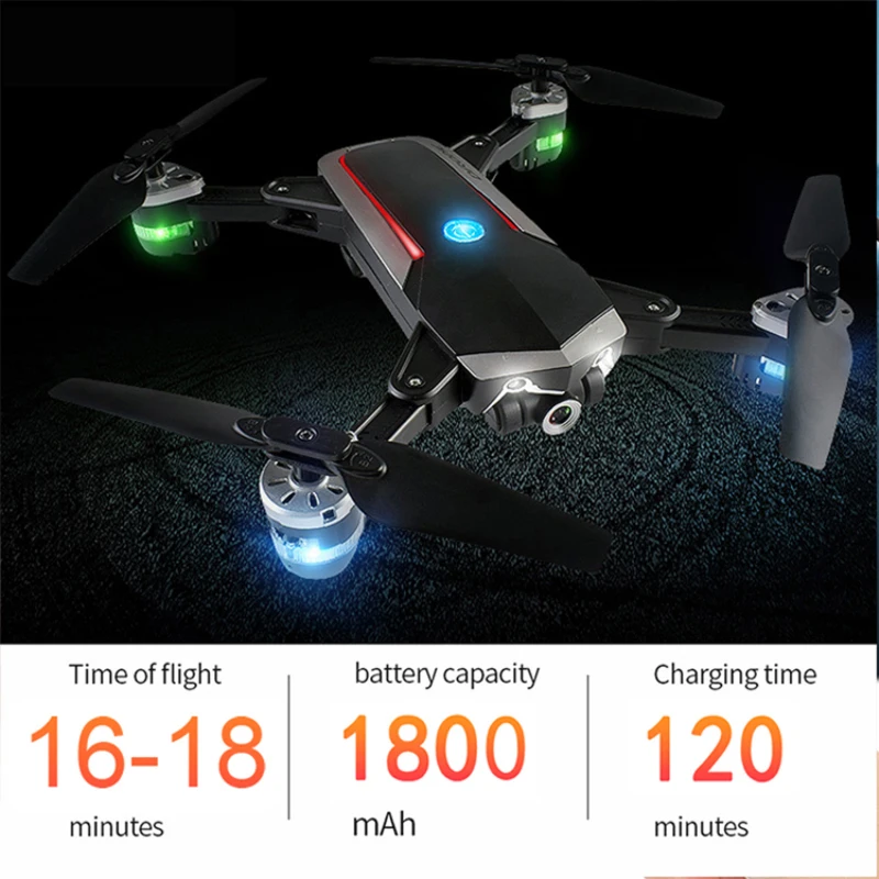 Новинка складной Радиоуправляемый Дрон 16 18 Мин долгое время 720P/1080P WIFI FPV реальная