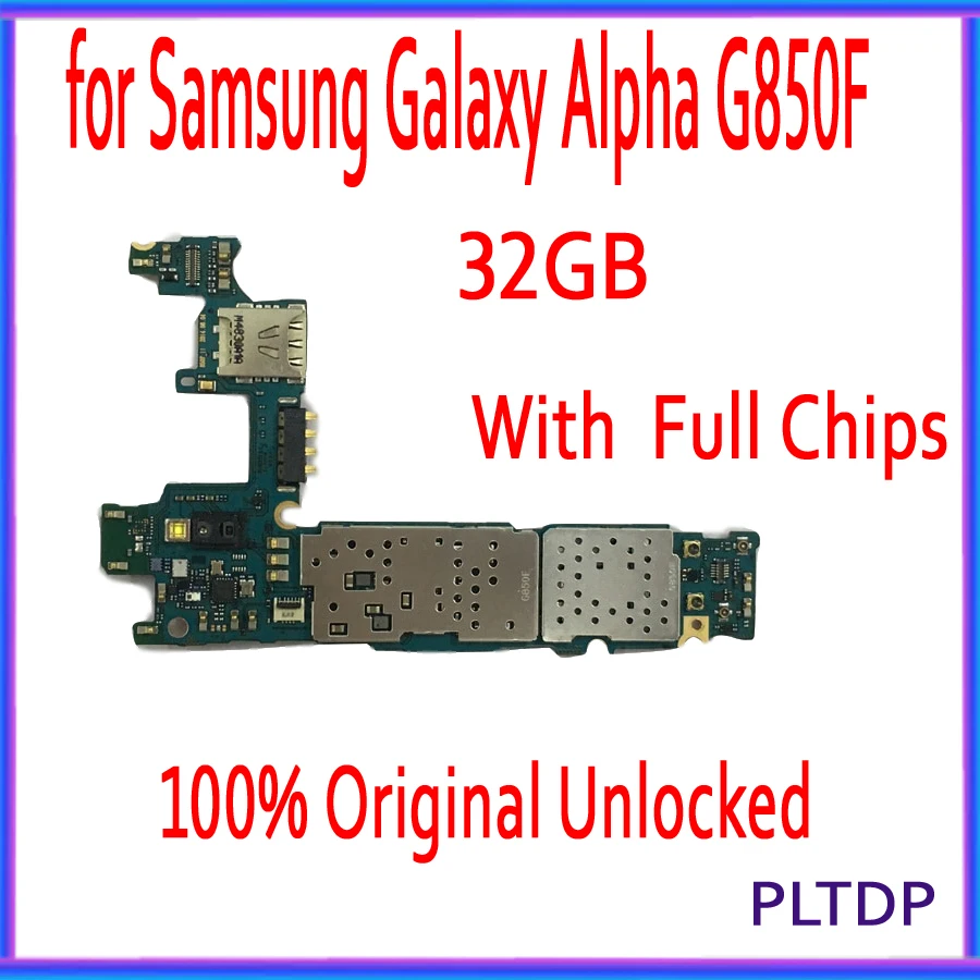 Материнская плата для Samsung Galaxy Alpha G850F 32 Гб с полными чипами Оригинальный