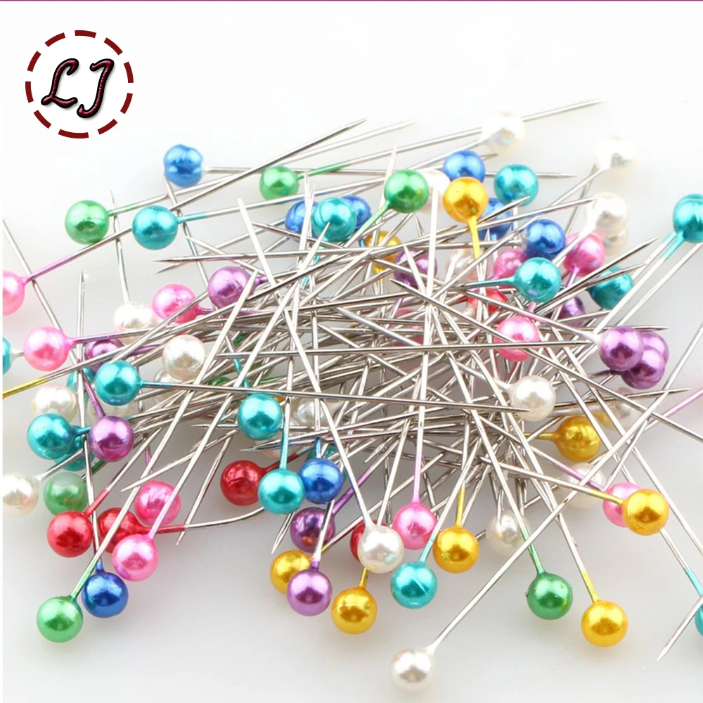 Оптовая продажа 100 шт./упак. красочные kintted жемчуг светильник штифты лоскутное