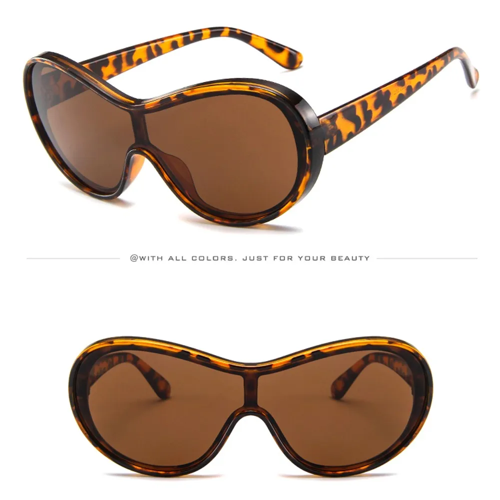 Солнцезащитные очки унисекс винтажные ретро-очки в большой оправе для езды на