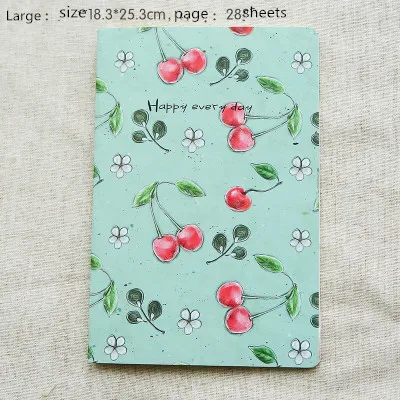 Милый простой блокнот в пасторальном стиле для студенческого дневника мягкая