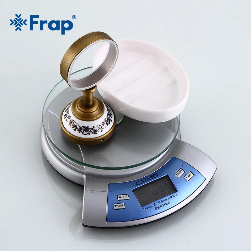 FRAP-держатель для мыла Y18034 античный держатель из чистой меди и керамики резная