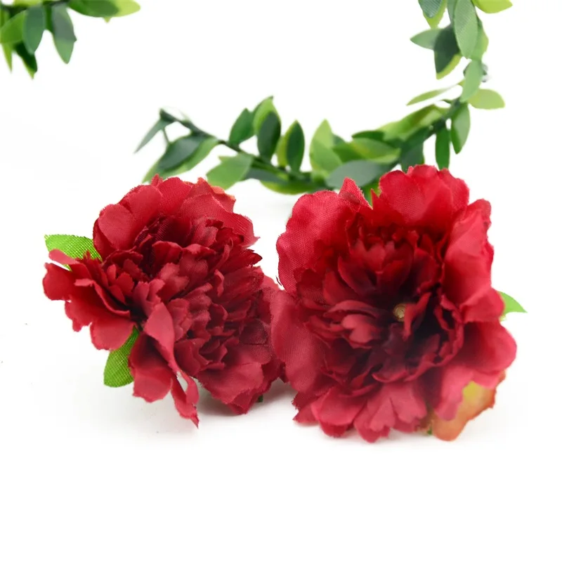 50 шт. искусственные шелковые пионы 4 5 см|fake flowers wedding|flower weddingdecor peony |