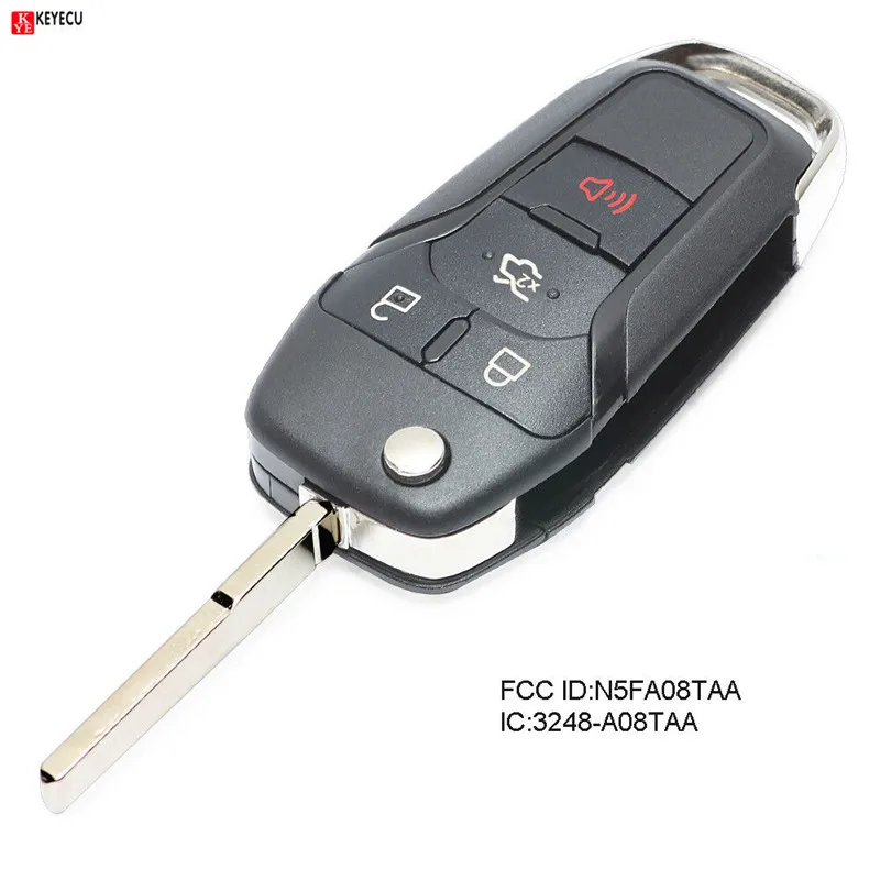 Новый запасной дистанционный ключ брелок Keyecu 315 МГц для Ford Fusion 2013 2014 2015 2016