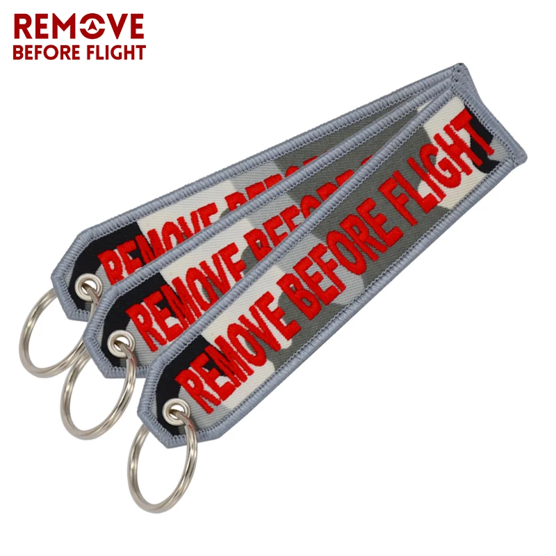 3 шт./лот remove Before Flight брелок камуфляж брелок ювелирные изделия вышивка авиации подарки Chaveiro брелок