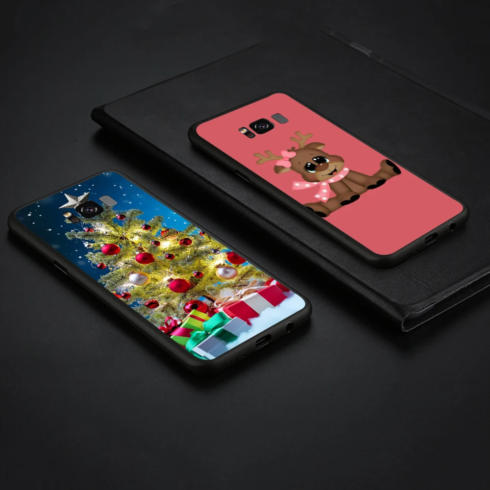 Мягкий ТПУ чехол для телефона Lavaza на Новый год и Рождество Samsung Galaxy A10 A30 A40 A50 A70 M10 M20