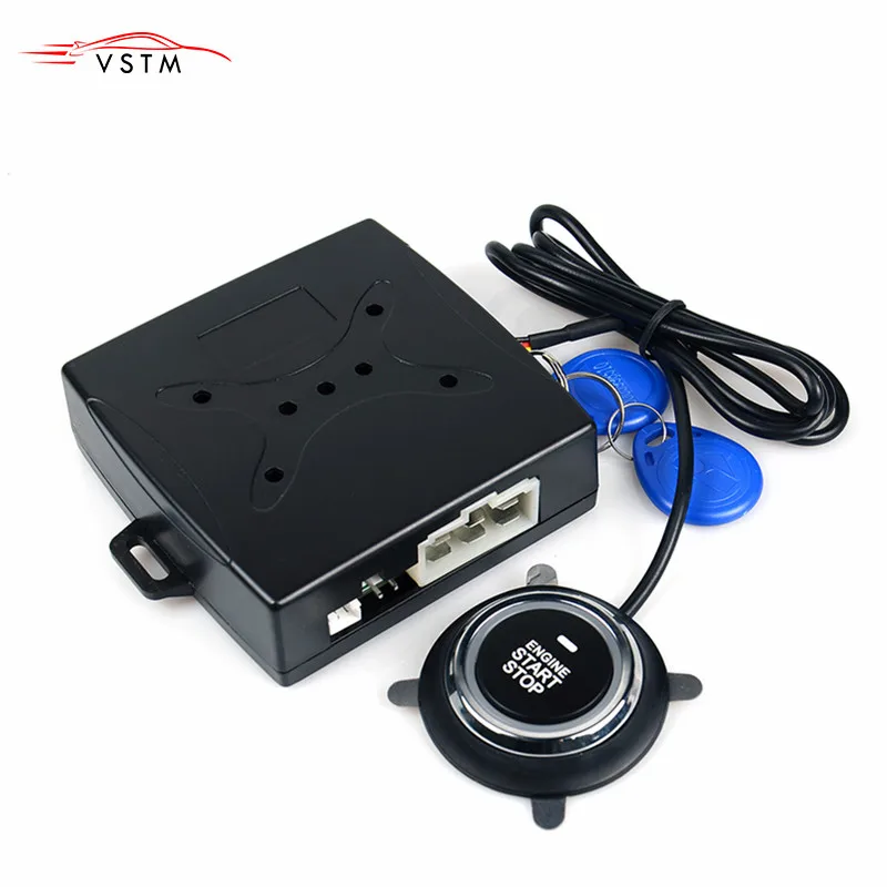 Автомобильная Противоугонная Системы кнопка запуска двигателя Стоп RFID замок