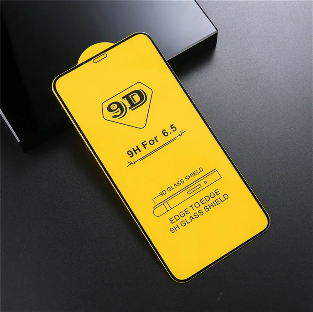 Cqqdoq 9D Screen Protector For iPhone X XR XS MAX Full Cover Protective Tempered Glass 6 6s 7 8 plus Phone Film | Мобильные телефоны