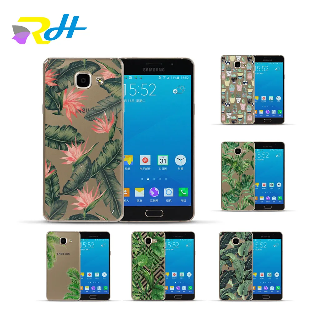 Мягкий ТПУ чехол для samsung Galaxy S8 в виде бананового листа S9 Coque Etui S7Edge плюс J3 J5 J7 2016