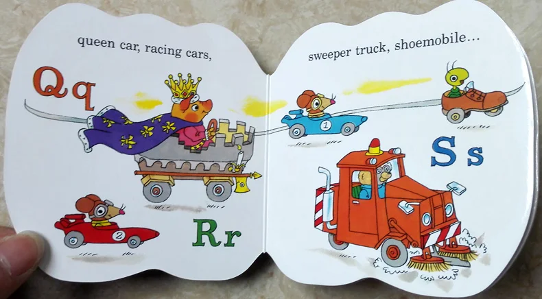 Лидер продаж книги Ричард Scarry's Cars and Trucks от A до Z раскладки для просвещения