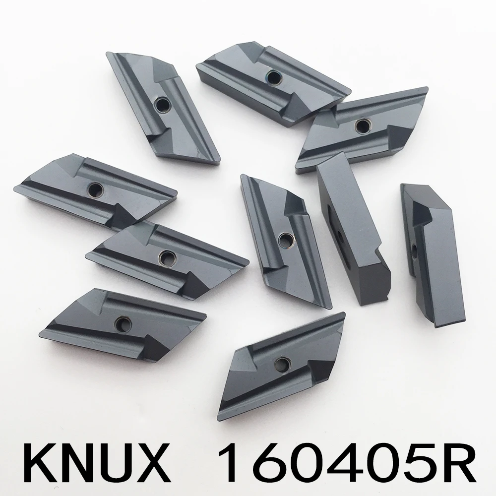 10 шт. KNUX 160405 режущий инструмент KNUX160405R вставки стали токарный лезвие|Аксессуары