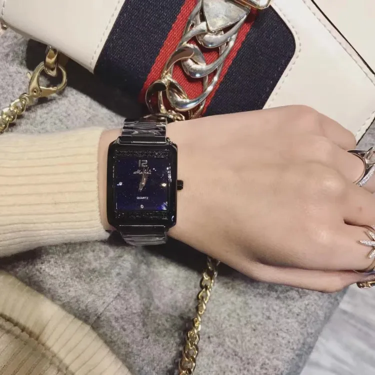 Часы наручные Mashali женские кварцевые брендовые модные роскошные со стразами с