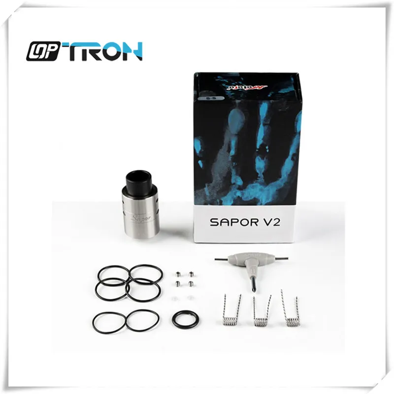 100% Оригинальные wotofo Сапор V2 rda распылитель электронные сигареты ввиду капает