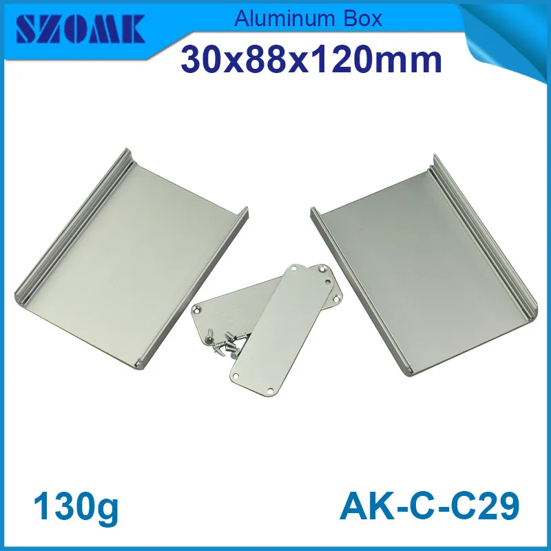 1 шт szomk Матовый алюминиевый корпус для управления электроники pcb borad box 30*88*120 мм|box