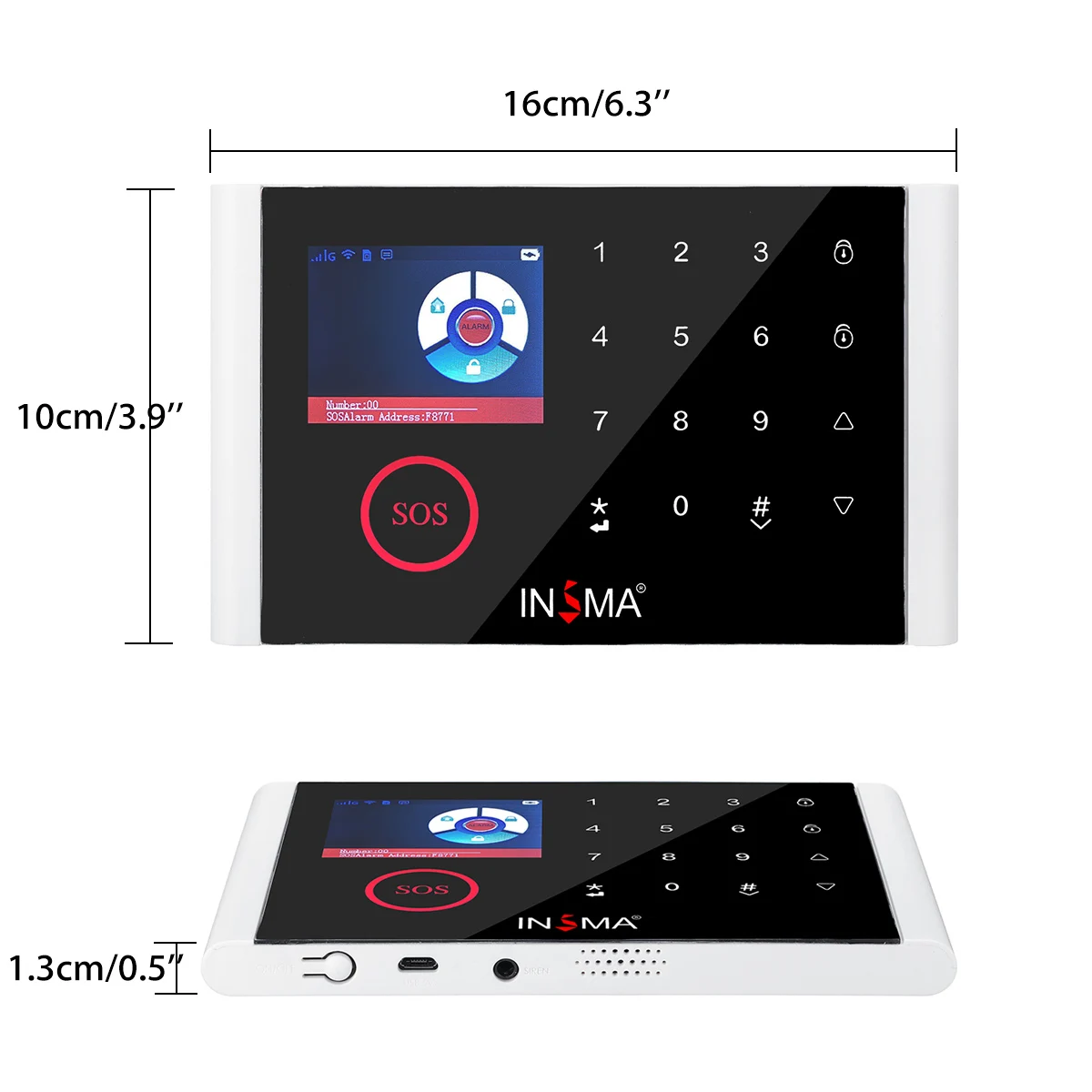 Wifi GSM GPRS сигнализация Беспроводная и Проводная детекторы сигнализации умный дом релейный выход приложение английский/русский/испанский/Франция/Итальянский