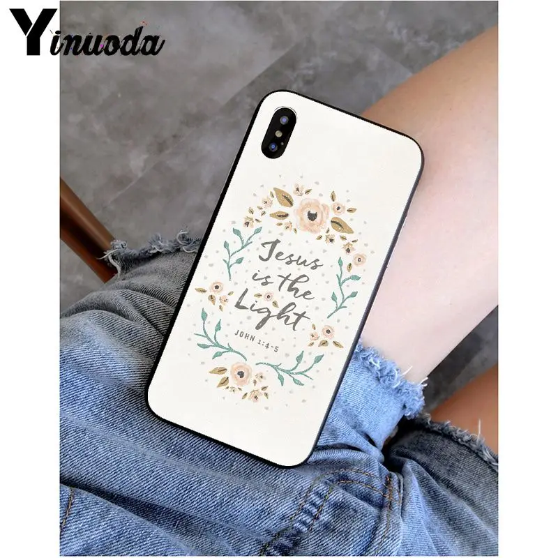 Чехол для телефона Yinuoda с текстом из Библии филиппинскими мотивами Иисусом