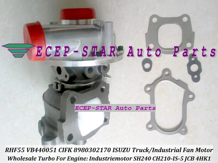 Турбокомпрессор RHF55 VB440051 CIFK 8980302170 для ISUZU Truck Industrial Motor Industriemotor SH240 CH210-IS-5 JCB 4HK1 |