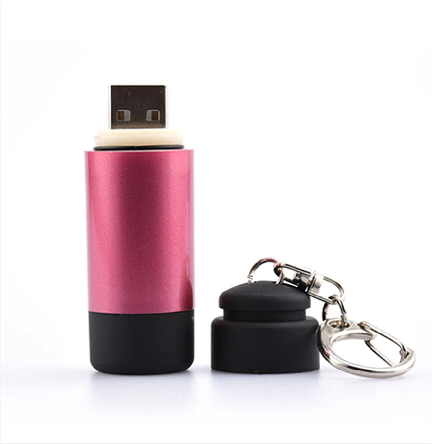 Chenglnn Usb мини брелок фонарик перезаряжаемый водонепроницаемый карманный