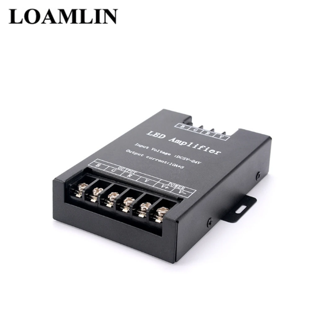 LED RGB Усилитель контроллер DC5V-24V 30A 360 Вт Репитер сигнала для 3528 5630 5050 светодиодная