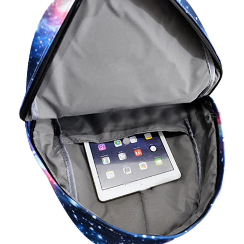 

Pokemon Plush Galaxy Pattern Unisex Travel Backpack Bolsa Feminina Canvas Leisure Bags School Bag Woman Back Pack