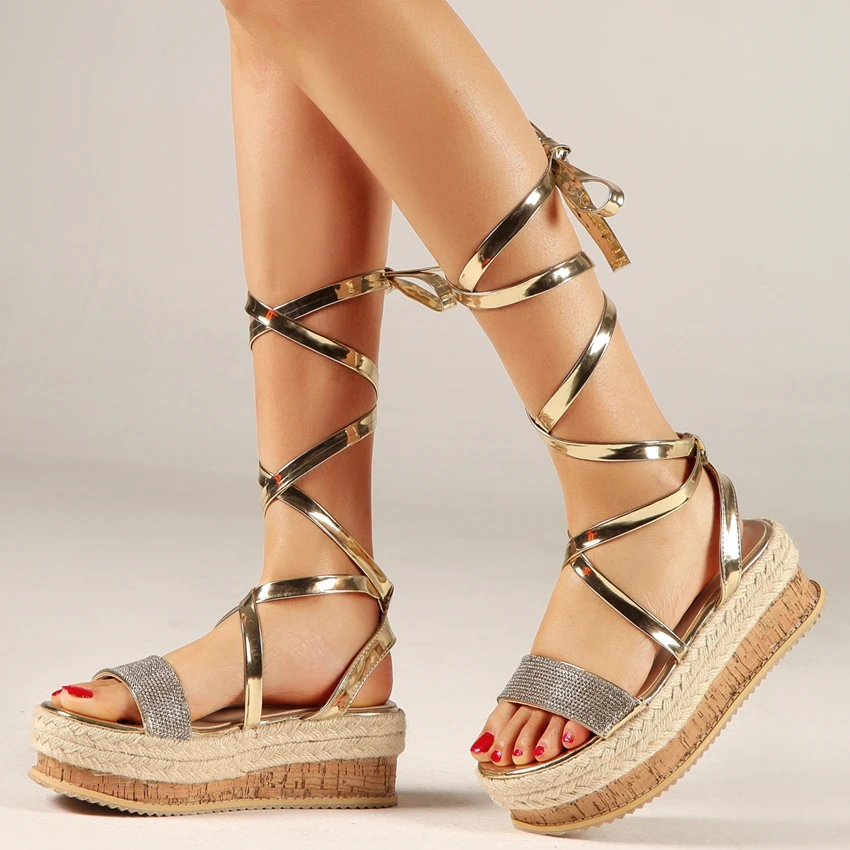 6CM Women Platform Pumps Sexy High Heel Shoes Woman Casual Peep Toe Wedge Ladies Summer Pump Sandals Wedding Sandal | Обувь